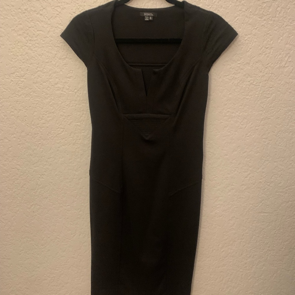 Xoxo Black cotton dress size S.